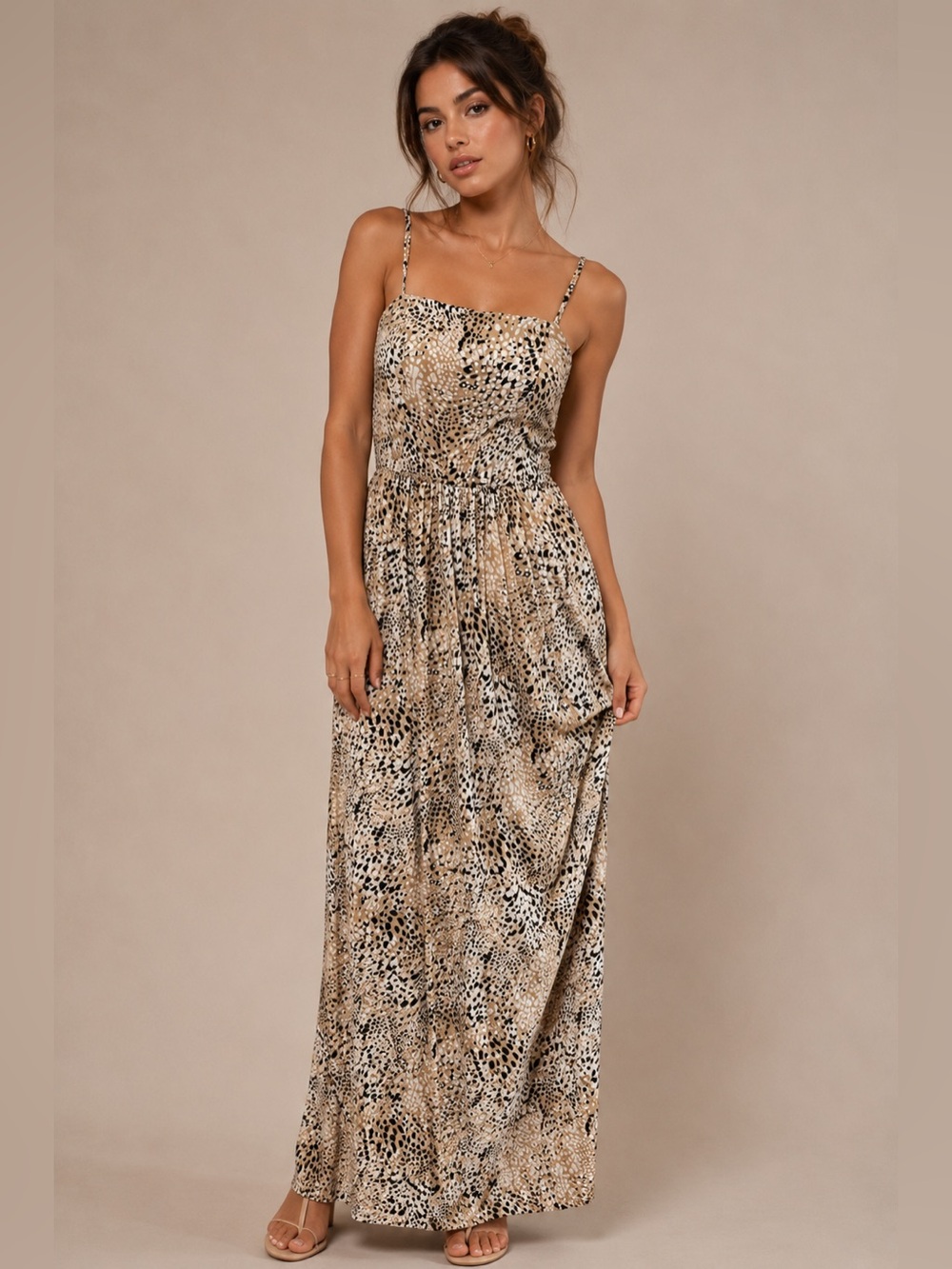 Animal Print Maxi Dress